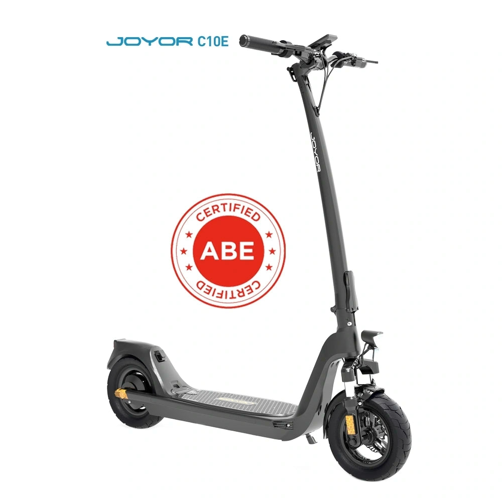 JOYOR C10 ABE Electric Scooter for Adults | Foldable Commuter Scooter with Powerful Motor & Extended Range