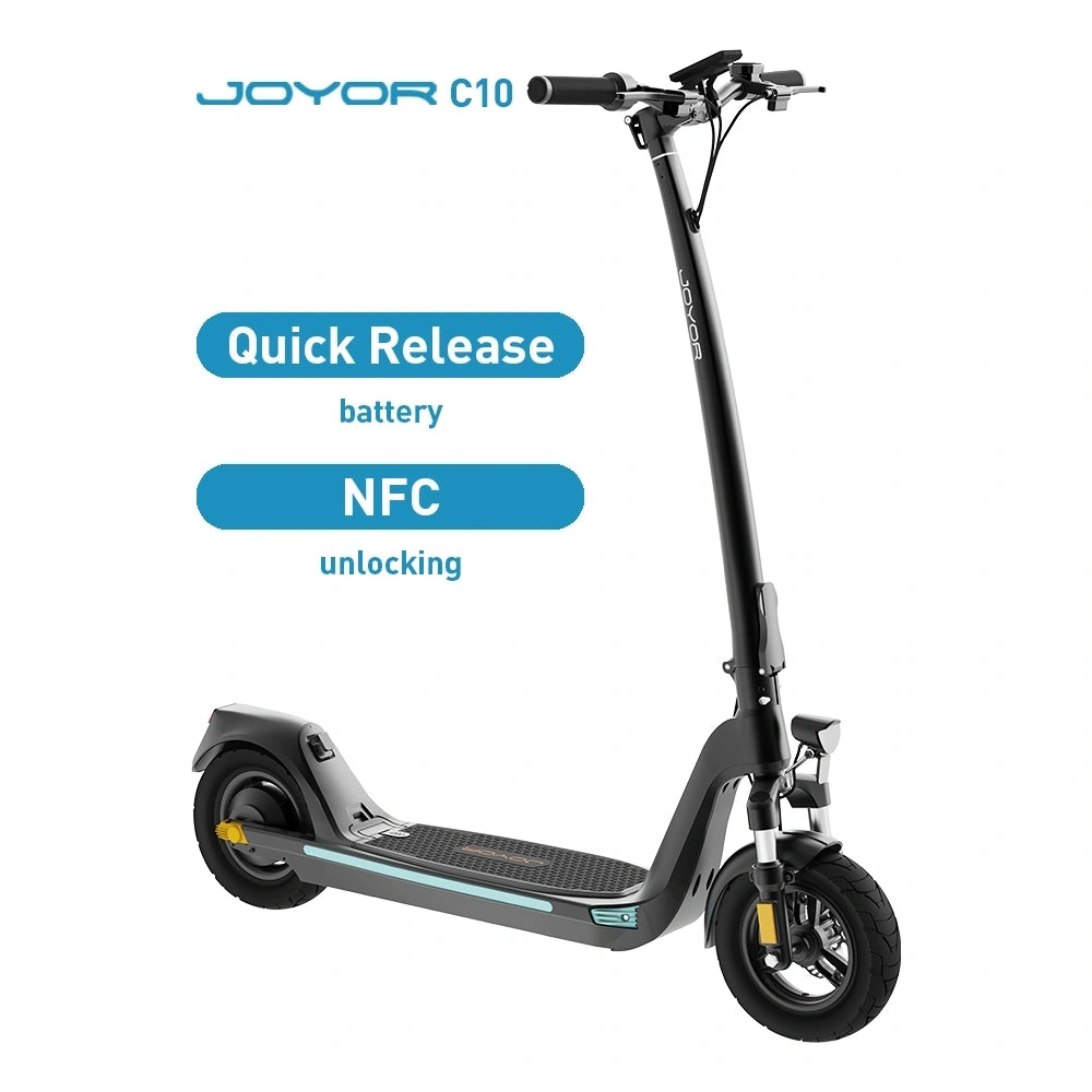 Joyor C10 Premium Folding Electric Scooter | Powerful Motor, Extended Range & Smooth Urban Riding Experience