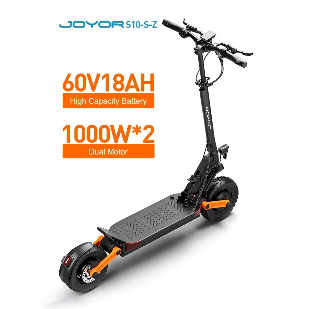 JOYOR S10-S-Z Ultimate Adventure Electric Scooter | High-Power Off-Road Scooter with Dual Suspension & All-Terrain Performance