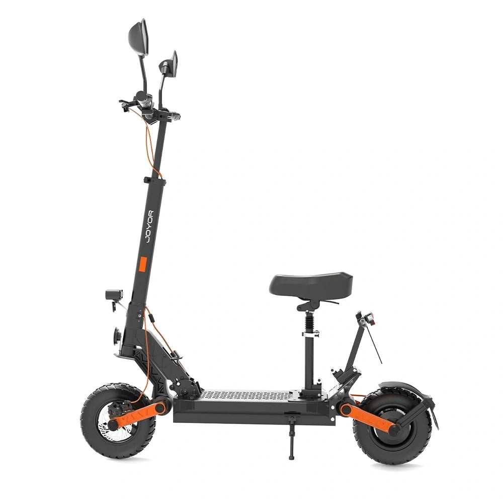 JOYOR S8E EEC Electric Scooter with Seat | Long-Range Touring Scooter with All-Terrain Tires & Enhanced Comfort