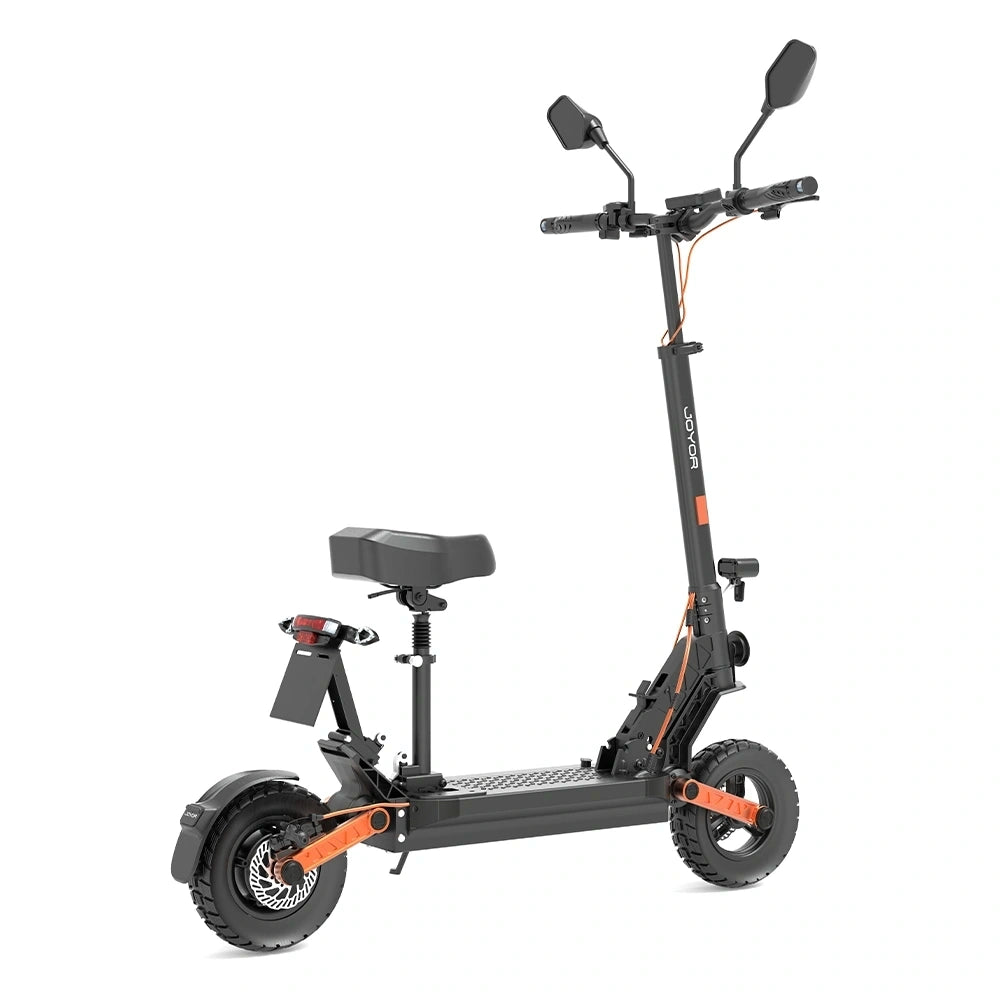 JOYOR S8E EEC Electric Scooter with Seat | Long-Range Touring Scooter with All-Terrain Tires & Enhanced Comfort