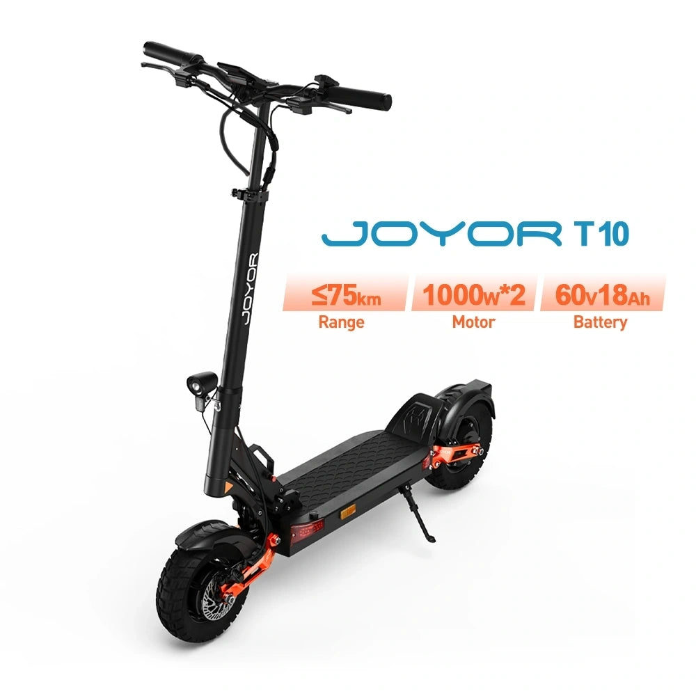 JOYOR T10 Electric Scooter | Premium All-Terrain Scooter with Powerful Performance, Long Range & Advanced Comfort