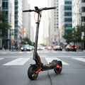 Joyor T6E ABE electric scooter featuring powerful performance, all-terrain tires, front suspension, and reliable urban mobility.
