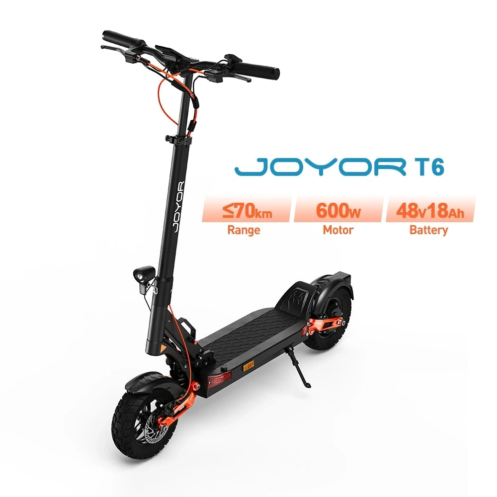 JOYOR T6 Electric Scooter | High-Performance Commuter Scooter with Powerful Motor, Long Range & All-Terrain Design